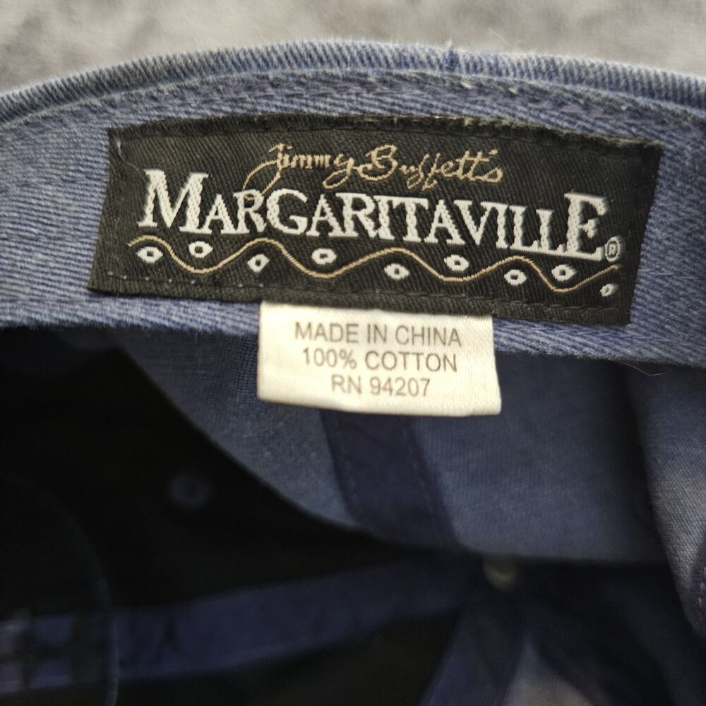 Jimmy Buffett Margaritaville Boat Drinks Dad Hat Blue Adjustable Cotton Cap - Picture 5 of 5